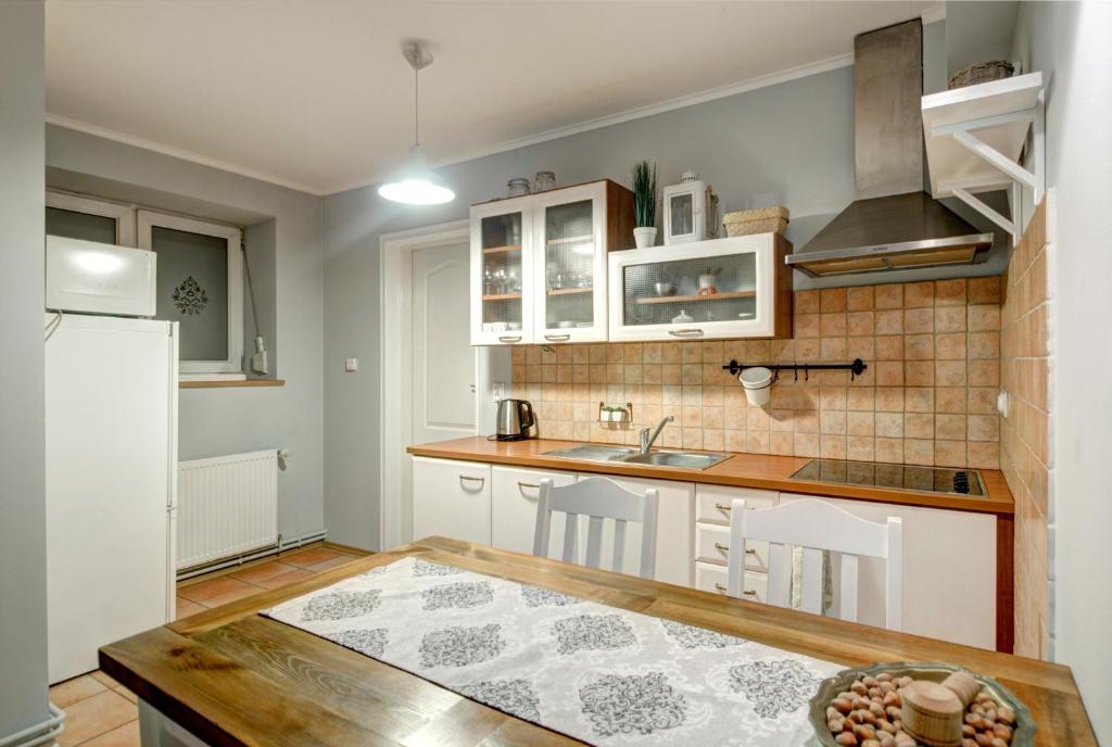 Kuchyňa alebo kuchynka v ubytovaní Apartamenty Pod Baranami