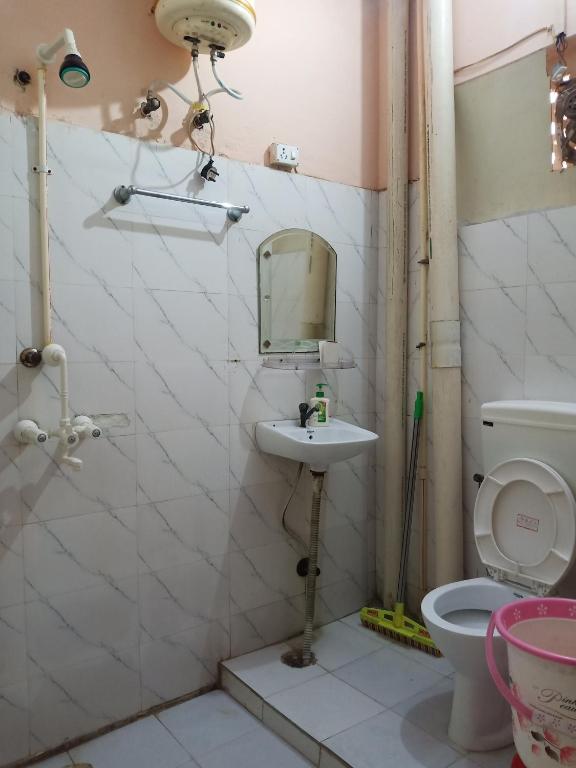 Koupelna v ubytování Sunita homestay