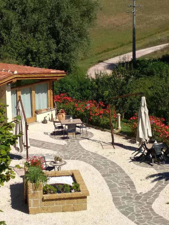 Zahrada ubytování B&B Monticelli