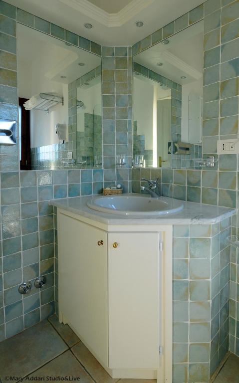 Koupelna v ubytování Hotel Villa Gemella