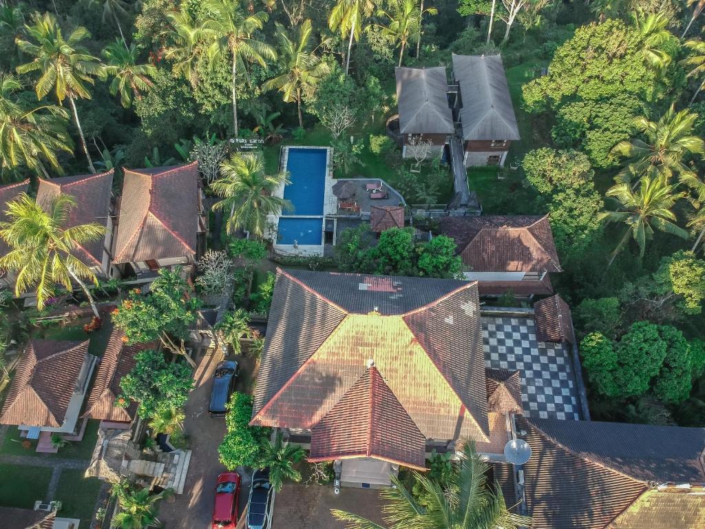 Letecký snímek ubytování Puri Saron Hotel Madangan - Gianyar