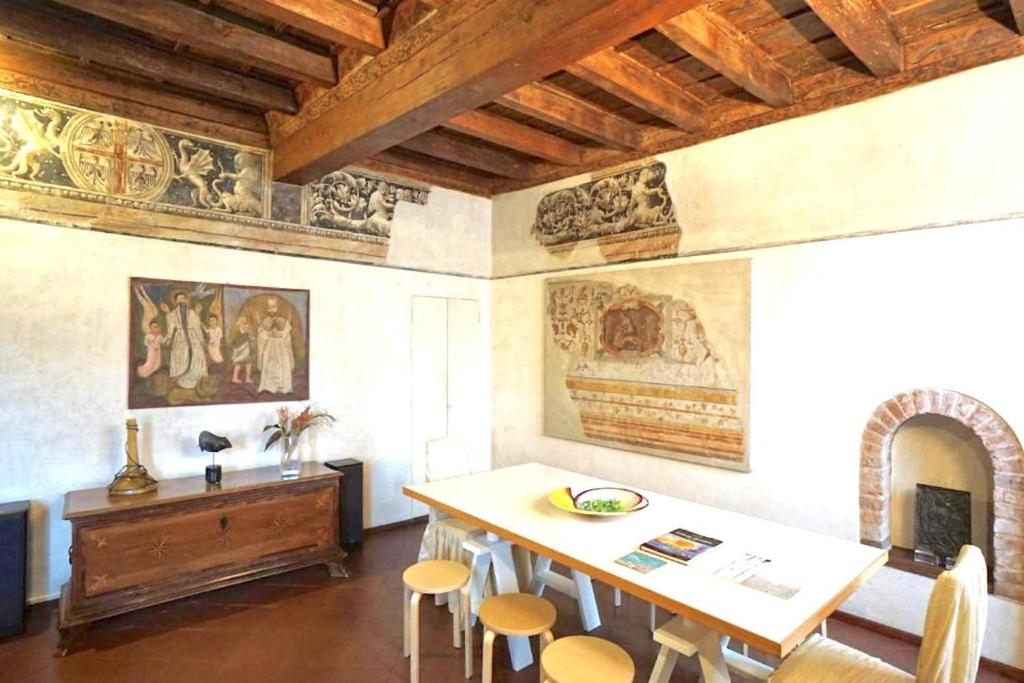 Posezení v ubytování Casa del Pittore