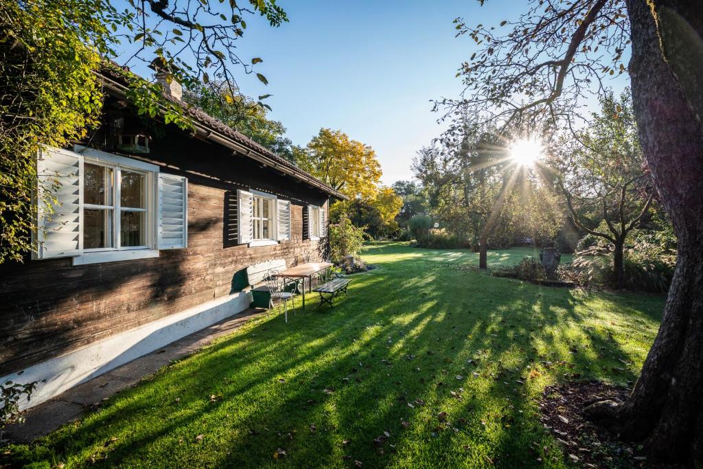 Vonkajšia záhrada v ubytovaní Kuglerhof Appartements