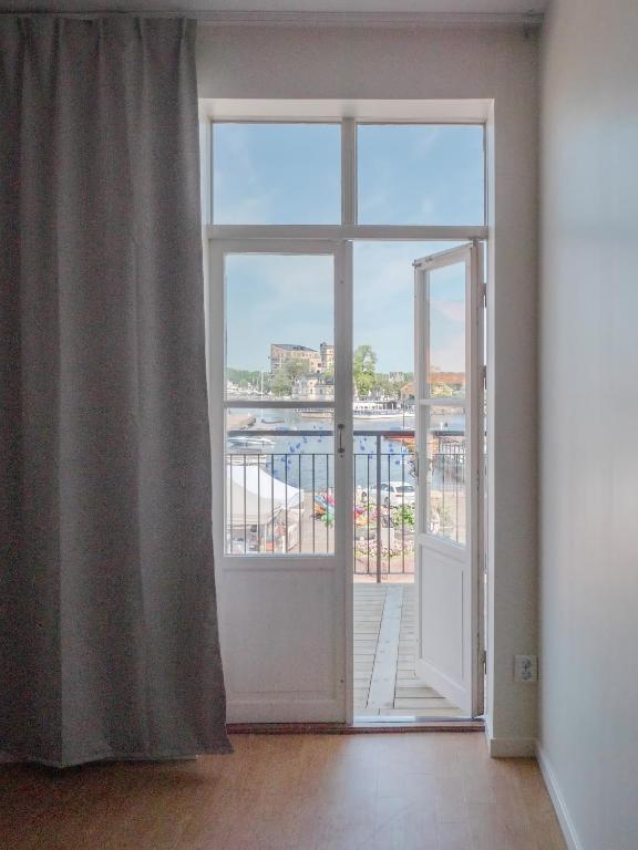 Balkón nebo terasa v ubytování Hamnhotellet