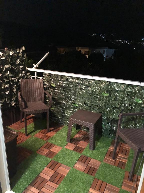 Balkón alebo terasa v ubytovaní B&B IL CAVALIERE