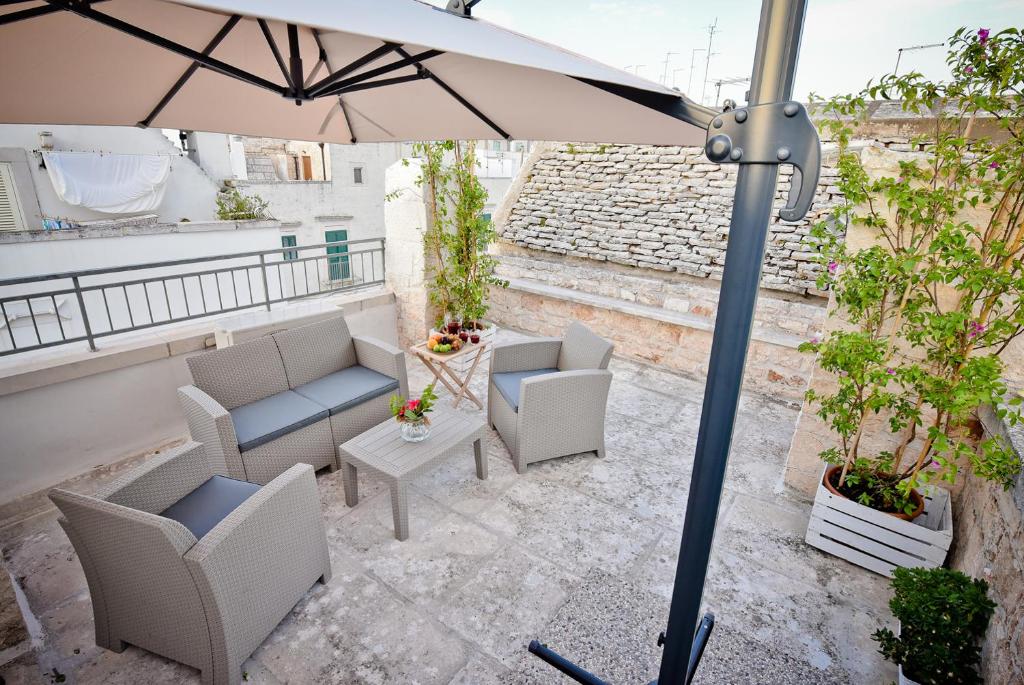 Balkón alebo terasa v ubytovaní Casa Giulia Holiday House