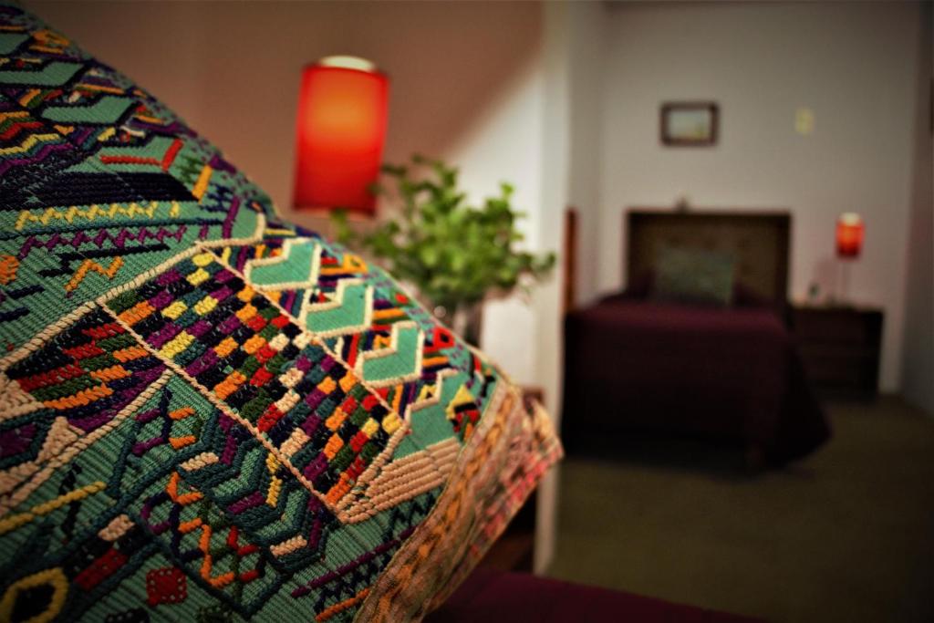 Postel nebo postele na pokoji v ubytování Hotel lit Guadalajara