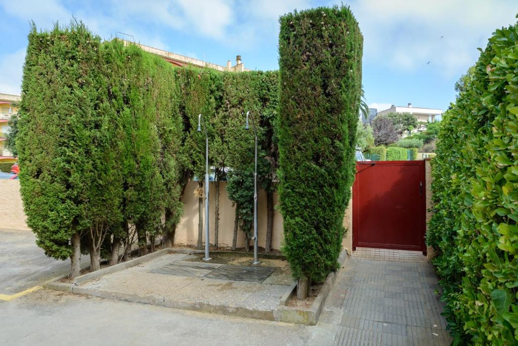 Vonkajšia záhrada v ubytovaní Apartamento en la Playa de la Fosca