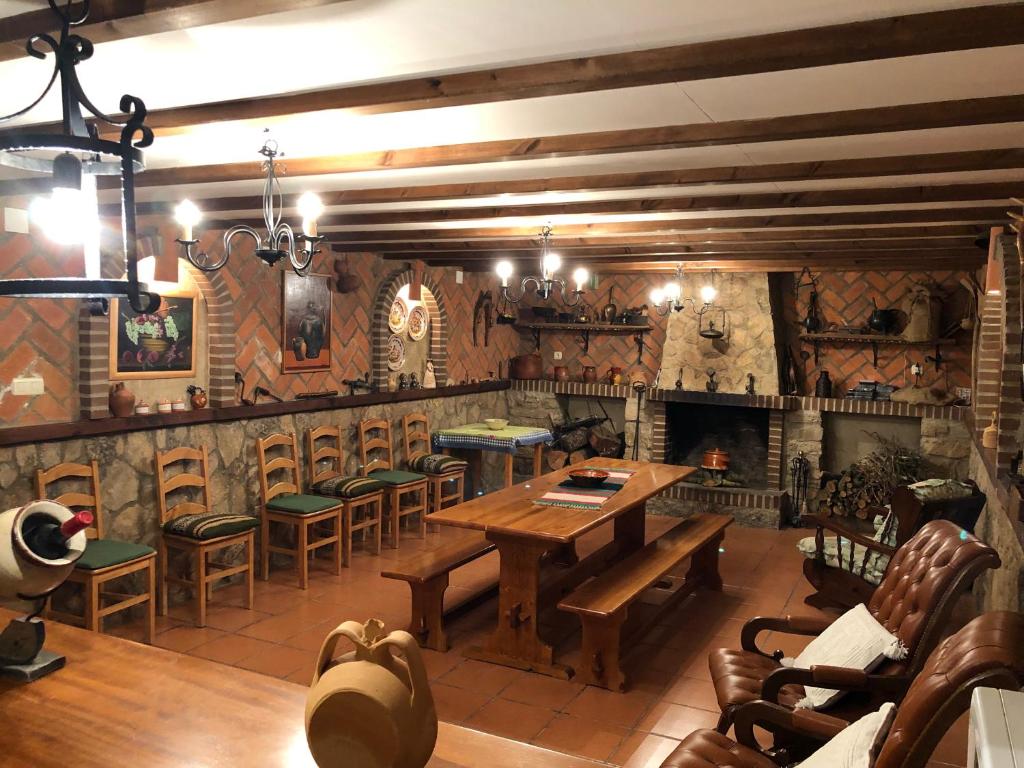 Posezení v ubytování Casa Rural "Rincón del Edén"