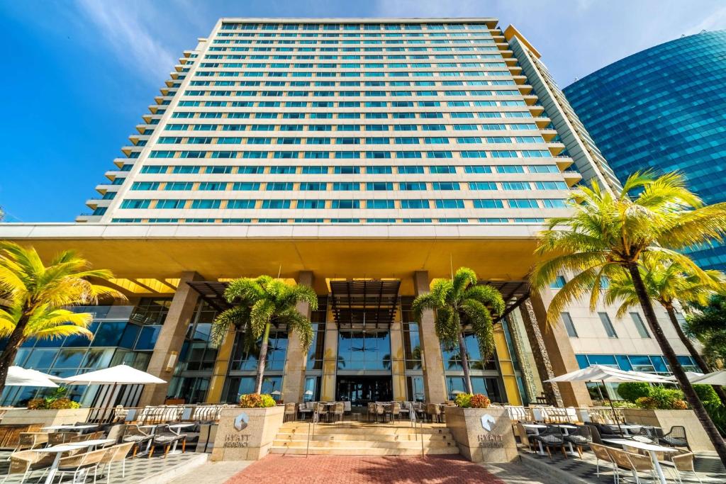 El edificio en el que está el hotel