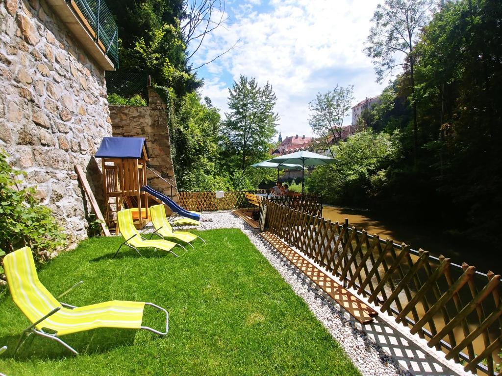 Zahrada ubytování Hotel garni Paleta