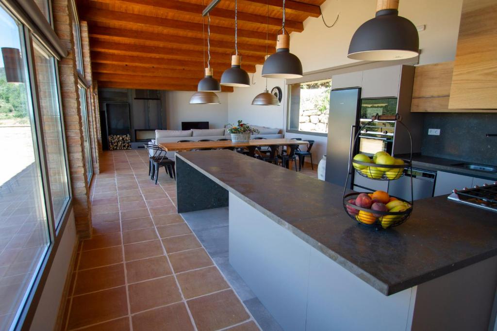 Kuchyň nebo kuchyňský kout v ubytování La Pallissa de Cal Esquerrà