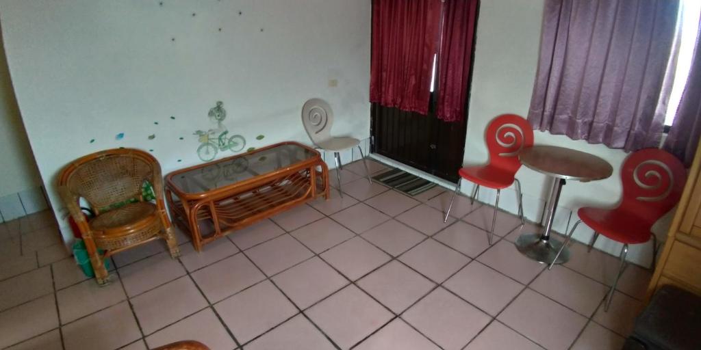 Posezení v ubytování Sun Wu Homestay