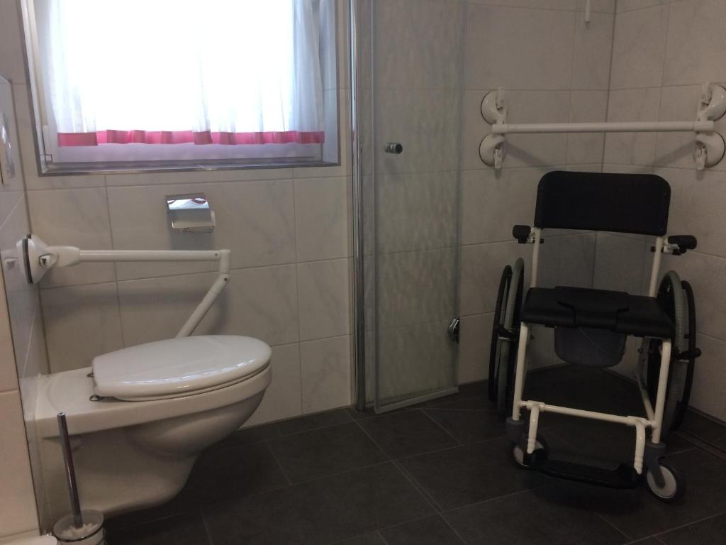 Koupelna v ubytování Ferienhaus Annemiete