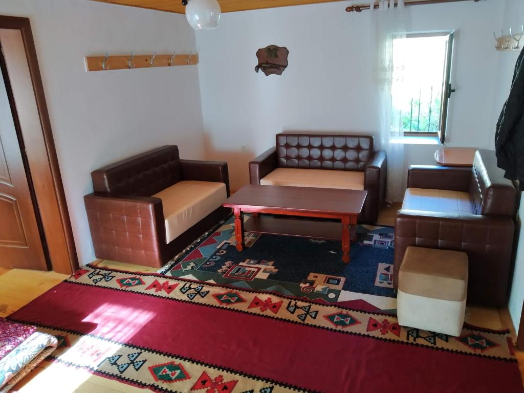 Posezení v ubytování Guesthouse Shtini
