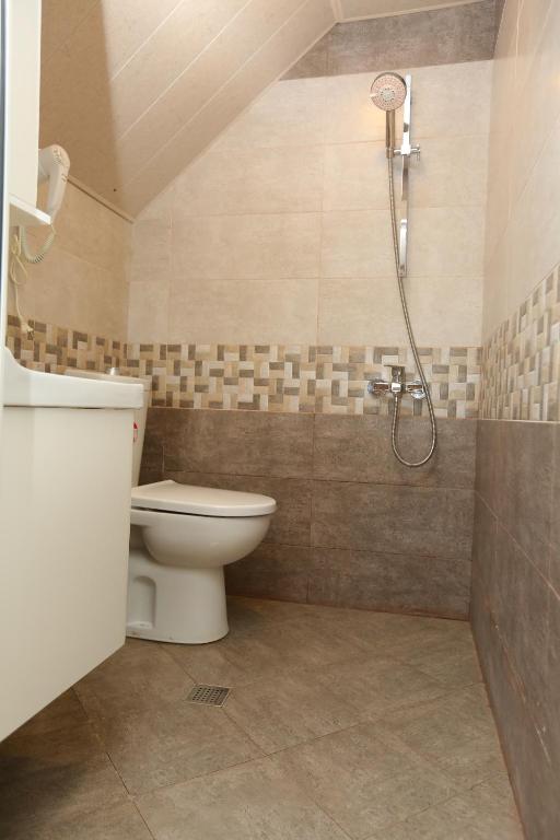 Koupelna v ubytování Quba Uğur Hotel