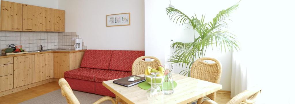 Kuchyň nebo kuchyňský kout v ubytování Residence Walder