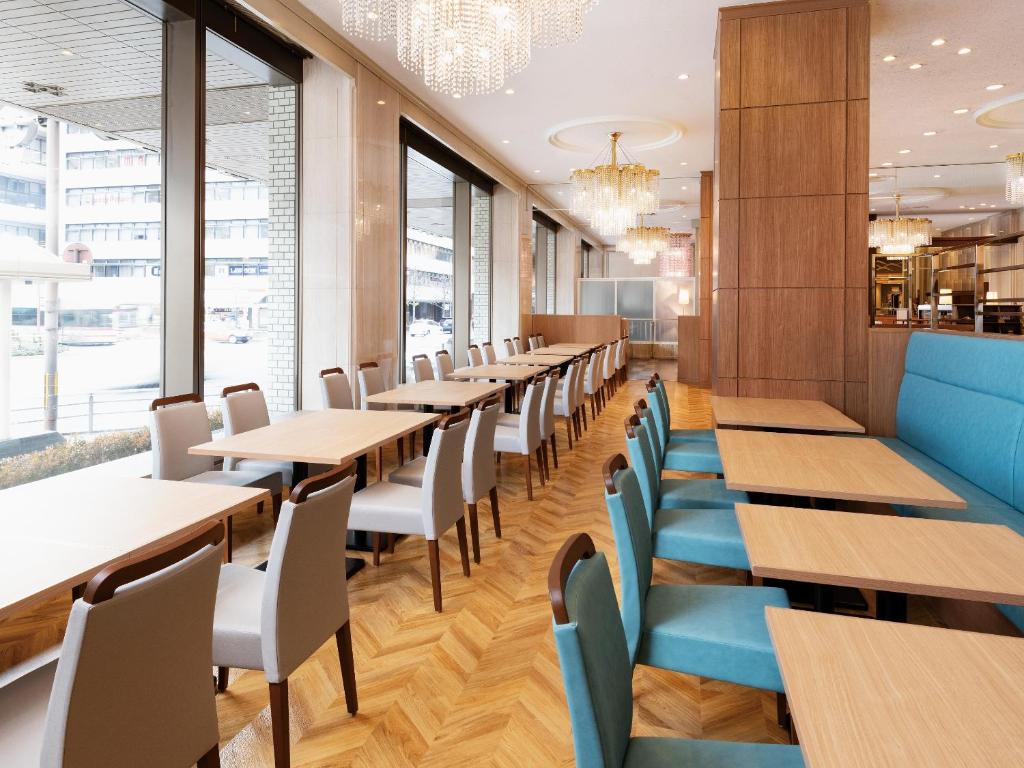 Restaurace v ubytování Hotel New Hankyu Kyoto