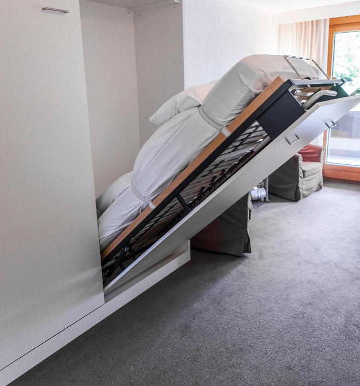 Postel nebo postele na pokoji v ubytování Residenz Alpina im Kurhaus