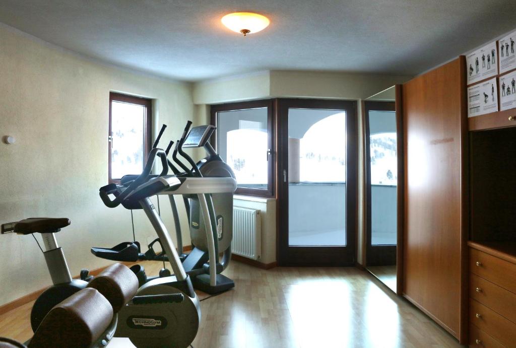 Fitness centrum a/nebo fitness zařízení v ubytování Sporthotel Kühtai