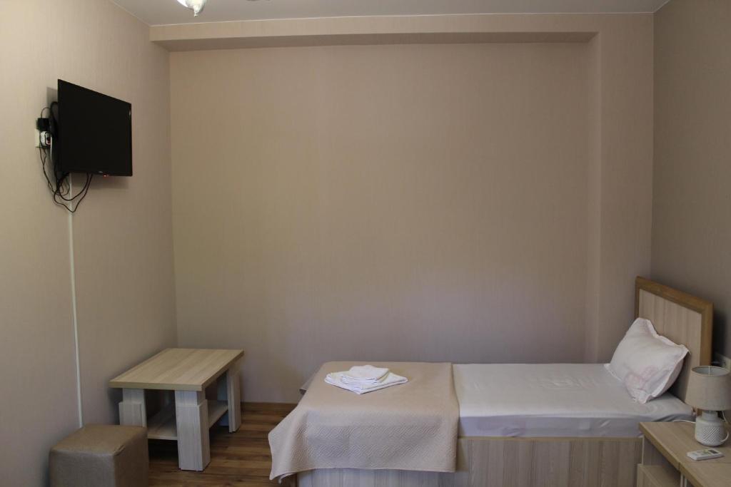 TV a/nebo společenská místnost v ubytování Emis Hotel