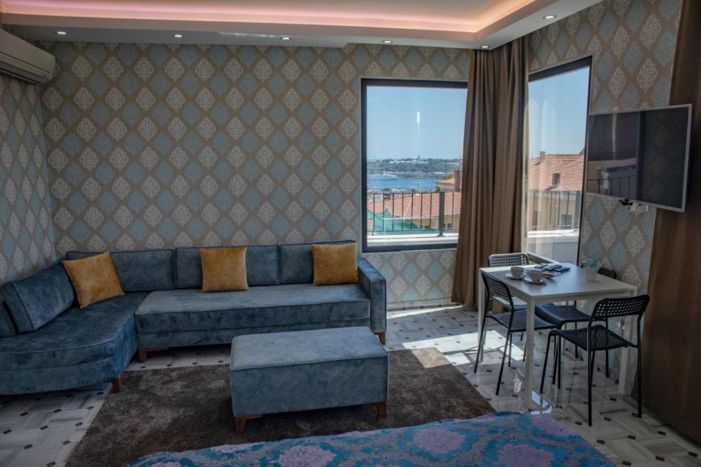 Posezení v ubytování ROYAL TAKSIM SUITES