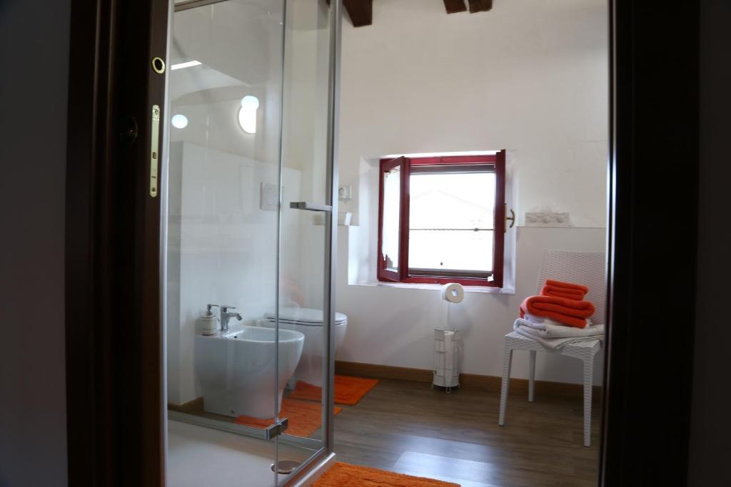 Koupelna v ubytování Palazzo Strassoldo bed & breakfast