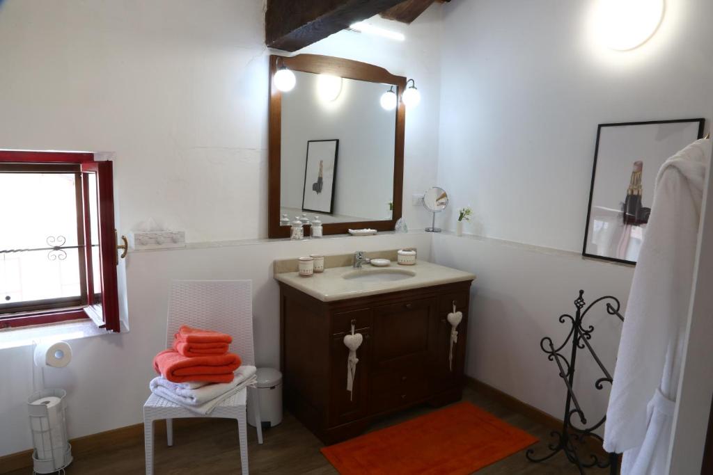 Koupelna v ubytování Palazzo Strassoldo bed & breakfast