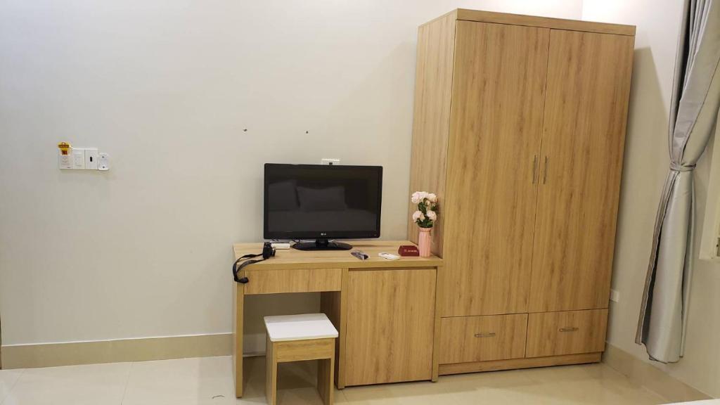 TV a/nebo společenská místnost v ubytování Latte Motel