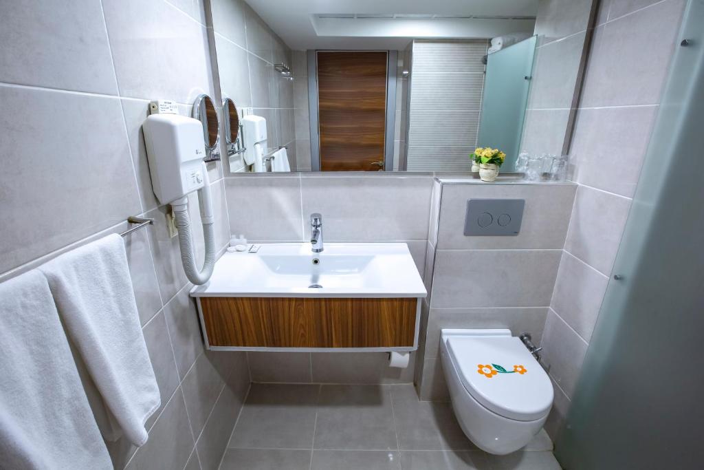 Koupelna v ubytování Grand Terme Hotel