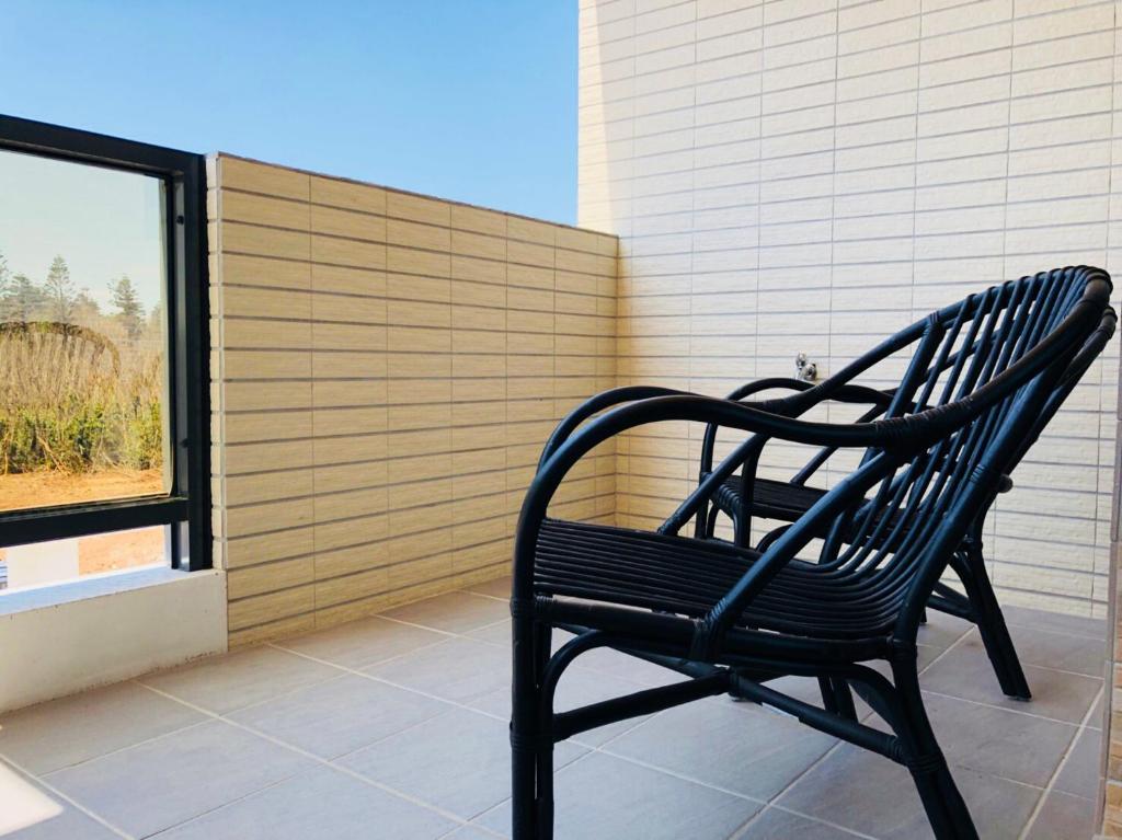 Balkón nebo terasa v ubytování Warm B&B