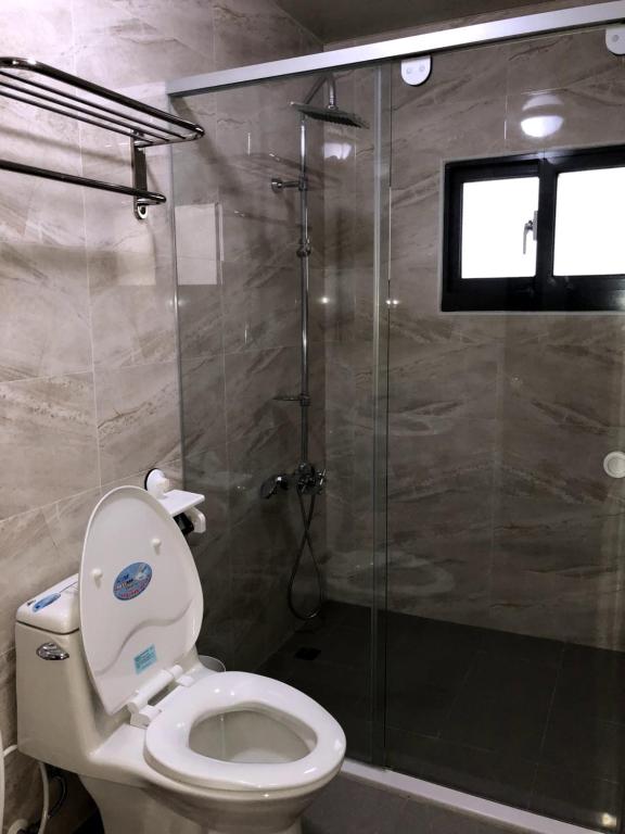 Koupelna v ubytování Warm B&B