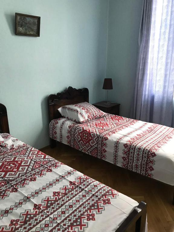 Postel nebo postele na pokoji v ubytování Green Garden
