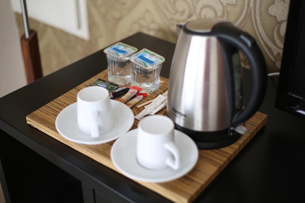 Příslušenství pro přípravu čaje a kávy v ubytování Grand Terme Hotel
