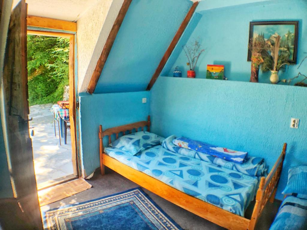 Postel nebo postele na pokoji v ubytování Kamp Vrbnica