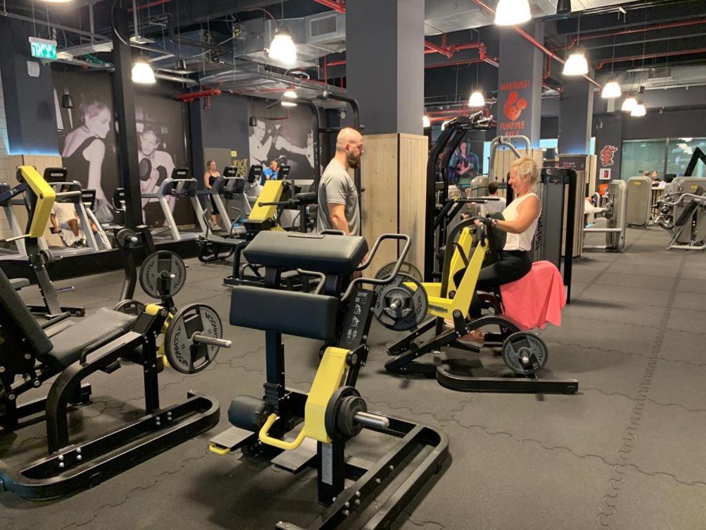 Fitness centrum a/nebo fitness zařízení v ubytování The Levee