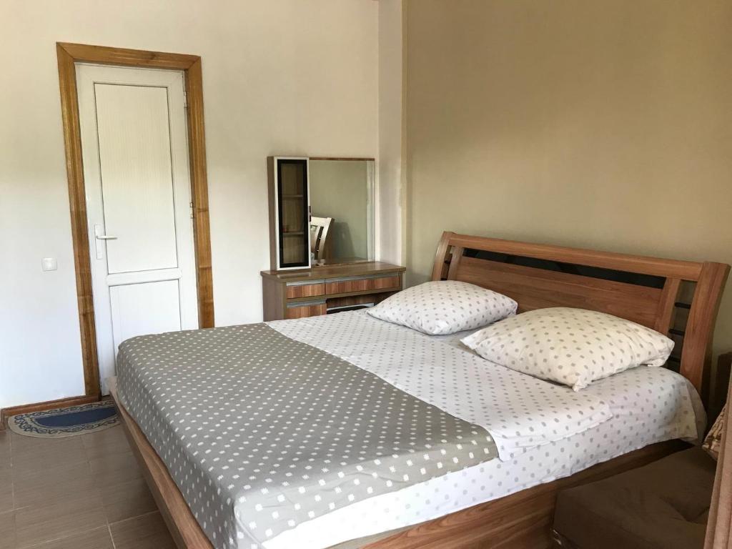 Postel nebo postele na pokoji v ubytování Smak