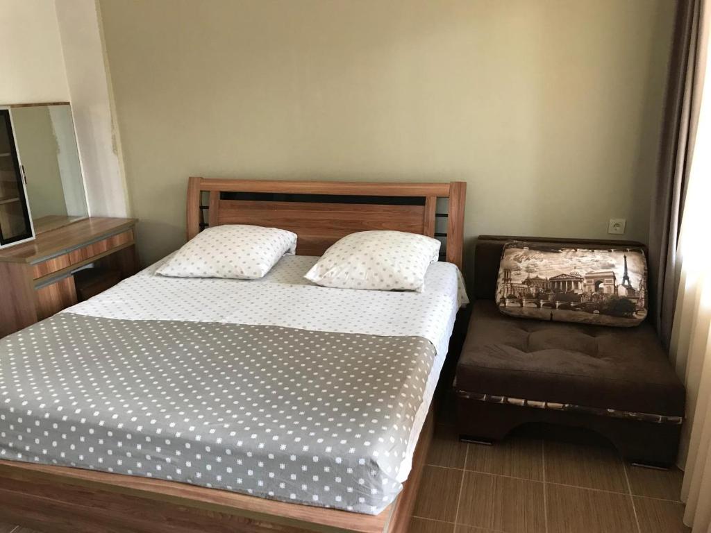 Postel nebo postele na pokoji v ubytování Smak