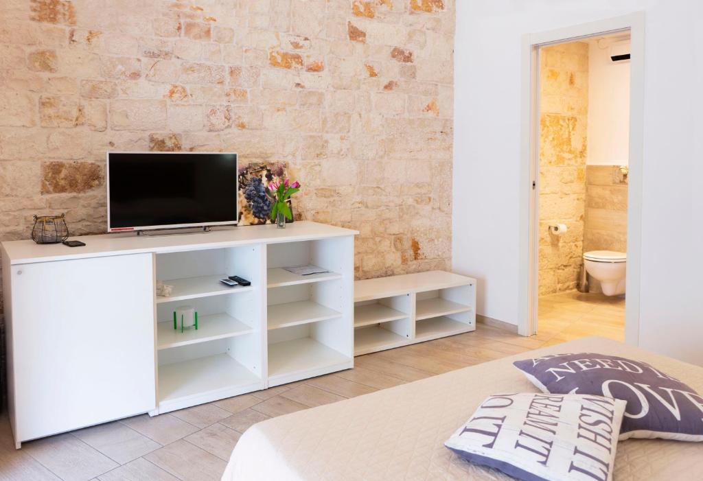 TV a/nebo společenská místnost v ubytování B&B Aurelia