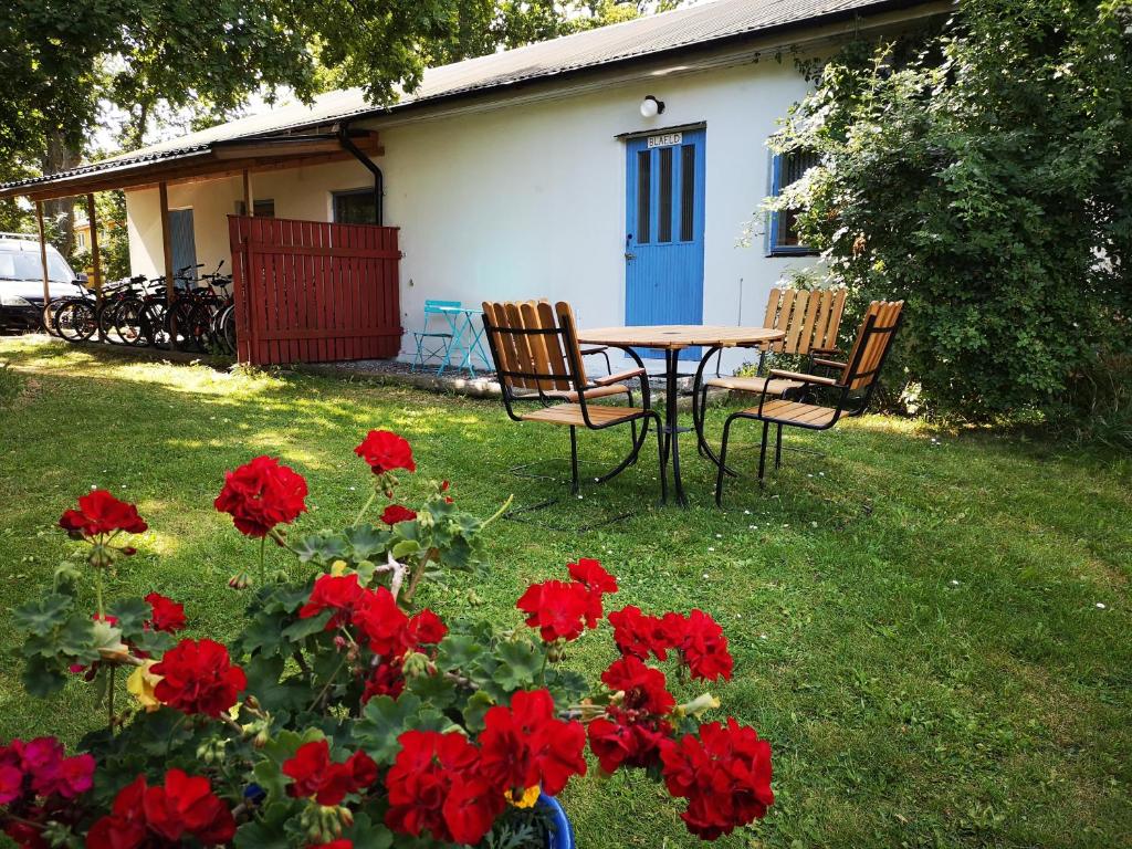 Zahrada ubytování STF Hagaby/Lantgården Hostel