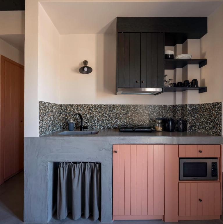 מטבח או מטבחון ב-Misteli Suites
