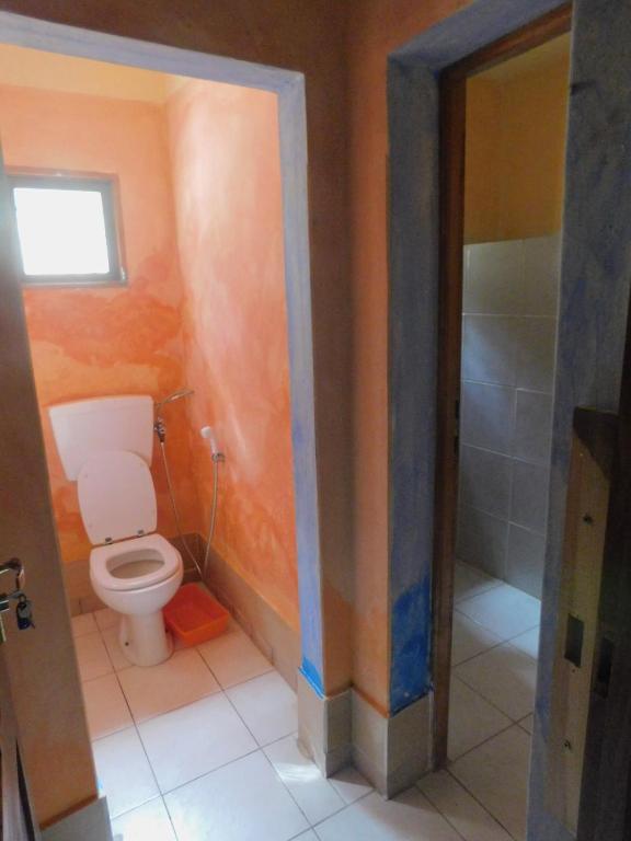 Koupelna v ubytování Tortuga B&B
