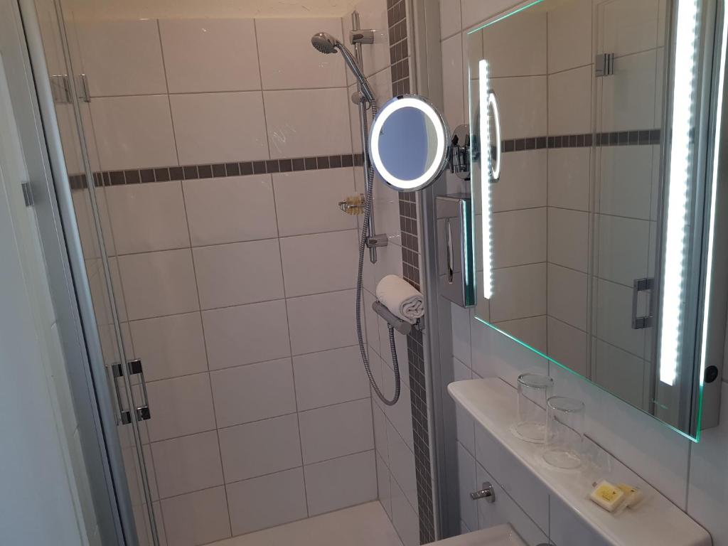 Koupelna v ubytování Hotel zum Anker