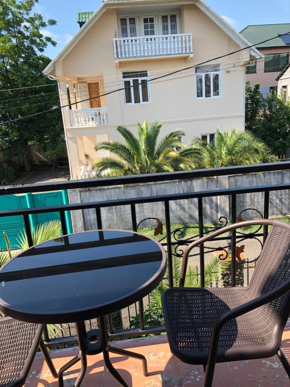 Balkón nebo terasa v ubytování Villa Gardenia Ureki