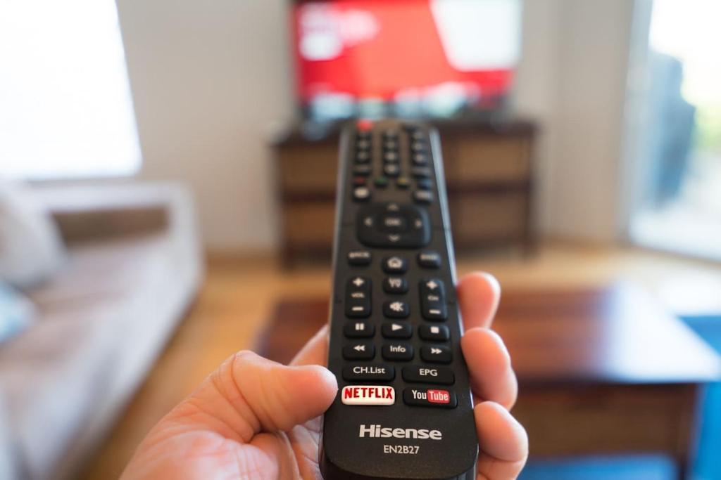 TV a/nebo společenská místnost v ubytování Villa Jasper Bay of Fires