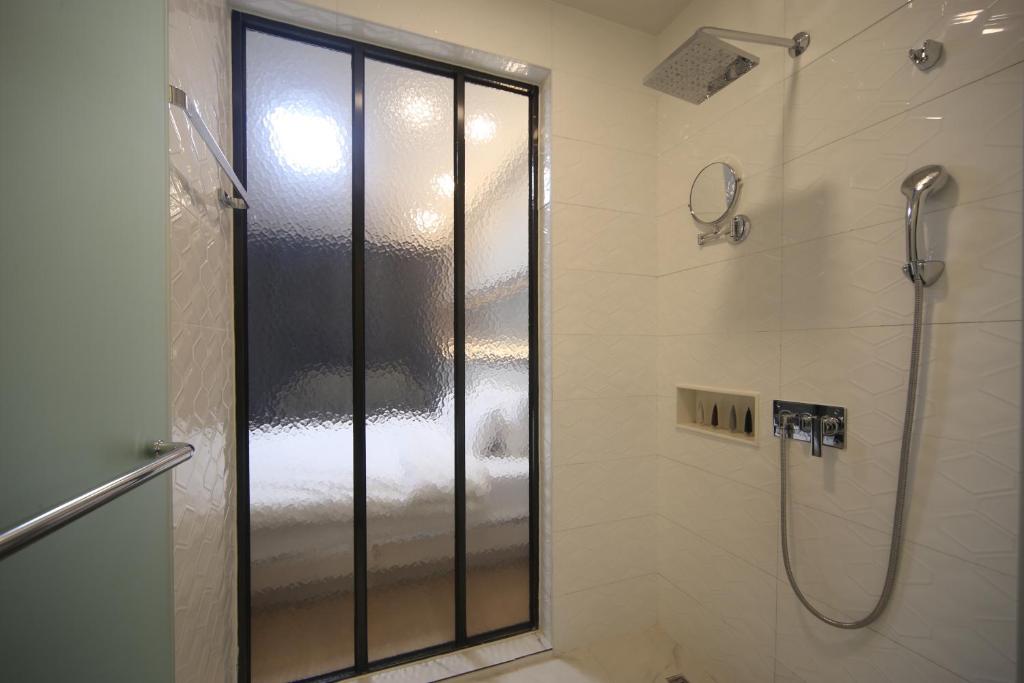 Koupelna v ubytování Bestie Hotel