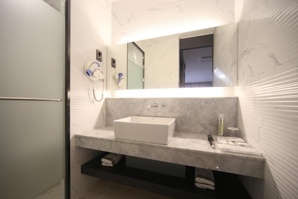 Koupelna v ubytování Bestie Hotel