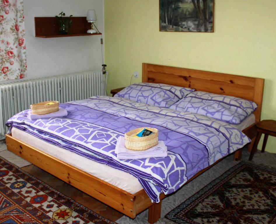 Postel nebo postele na pokoji v ubytování Apartment Telč Hradecka