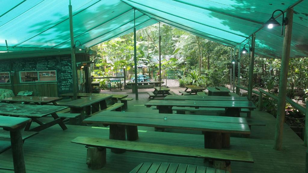Restaurace v ubytování Daintree Crocodylus