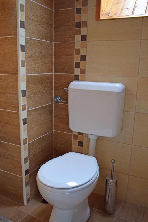 Koupelna v ubytování Tündérfátyol vendégház